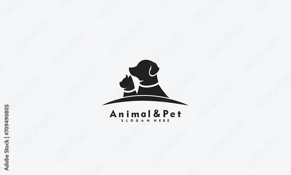 animal and pet logo Vector template animal and pet logo Vector template