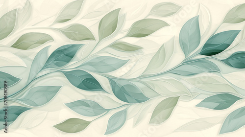 seamless pattern with leaves