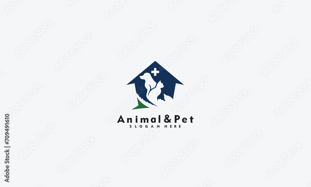 animal and pet logo Vector template animal and pet logo Vector template