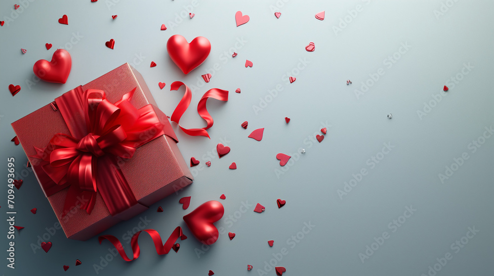 Valentine's Gift Box with Ribbon Valentine's Gift Box with Ribbon