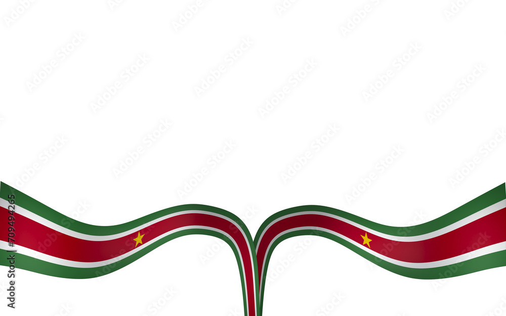 Suriname flag element design national independence day banner ribbon png
Suriname flag element design national independence day banner ribbon png