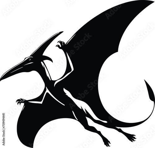 Pterosaur Dinosaur vector illustration
