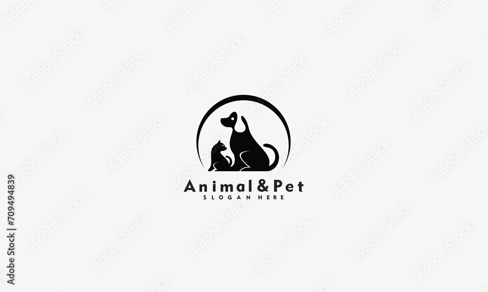 animal and pet logo Vector template animal and pet logo Vector template