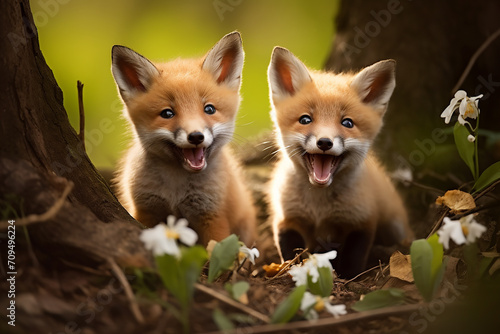 red fox vulpes © Jacek