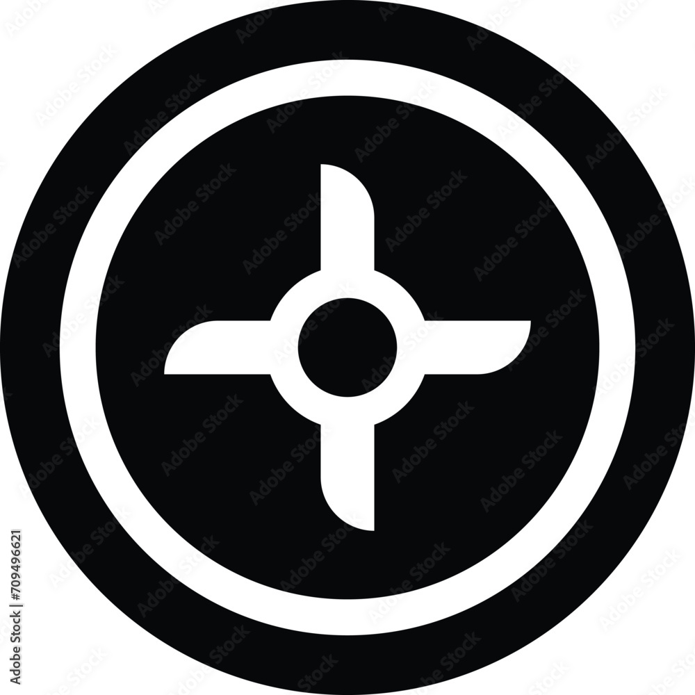 Rounded filled Target Icon