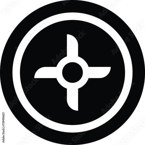 Rounded filled Target Icon