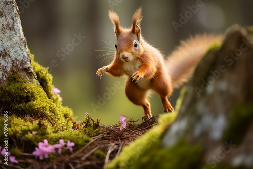 squirrel on a tree © Jacek