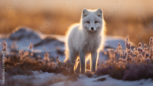 Portrait of a young Arctic Fox
