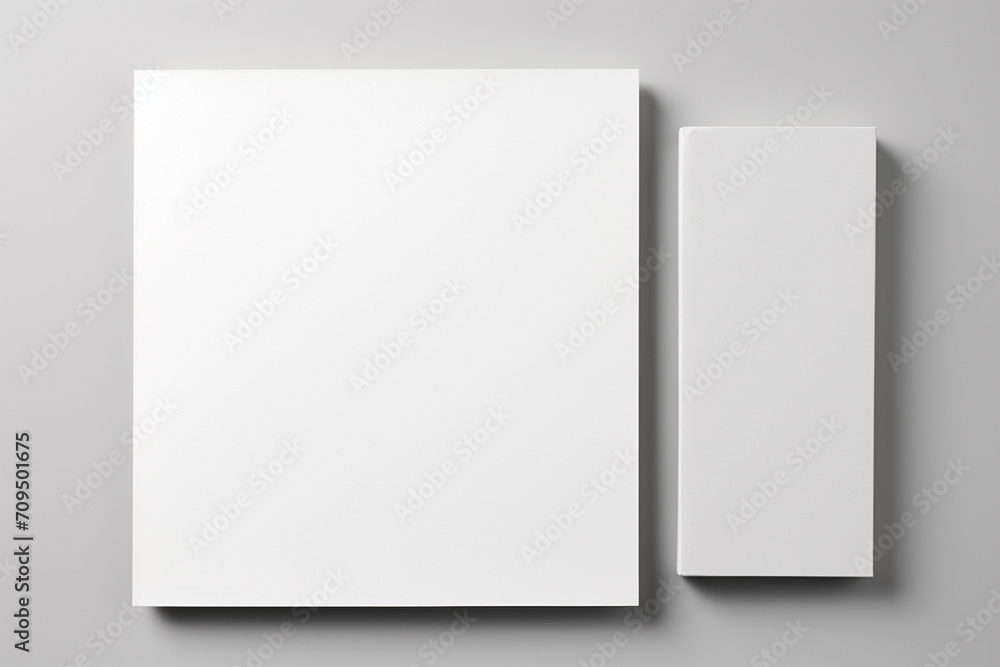 Blank Stationery Set Mockup created with Generative AI Blank Stationery Set Mockup created with Generative AI