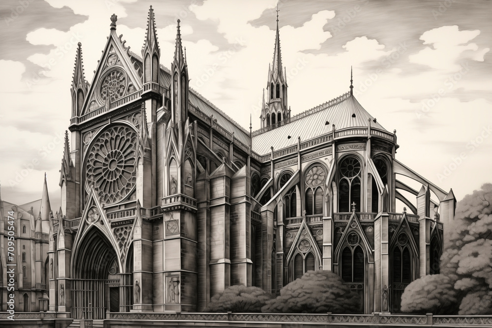 The Majesty of Gothic Architecture in Detail The Majesty of Gothic Architecture in Detail