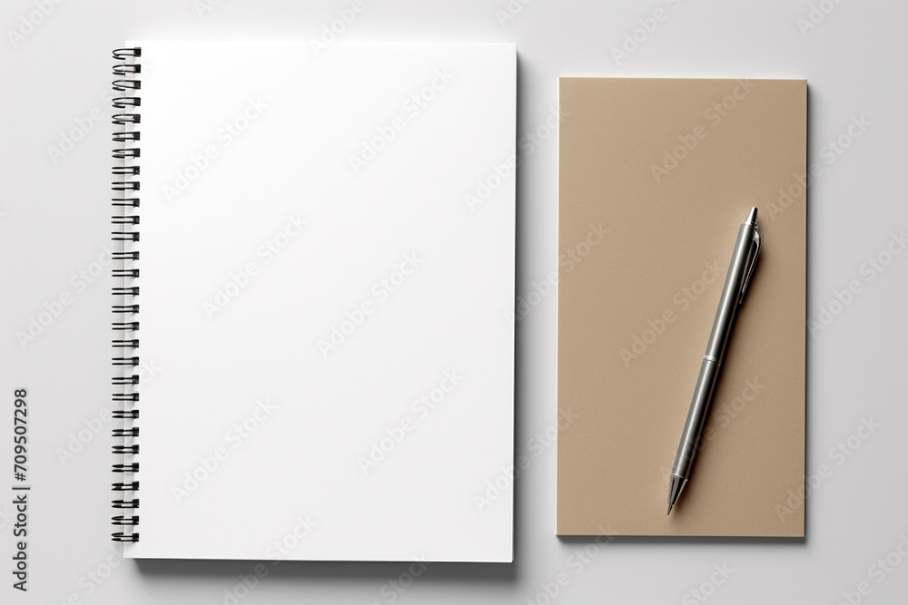 Blank Stationery Set Mockup created with Generative AI Blank Stationery Set Mockup created with Generative AI