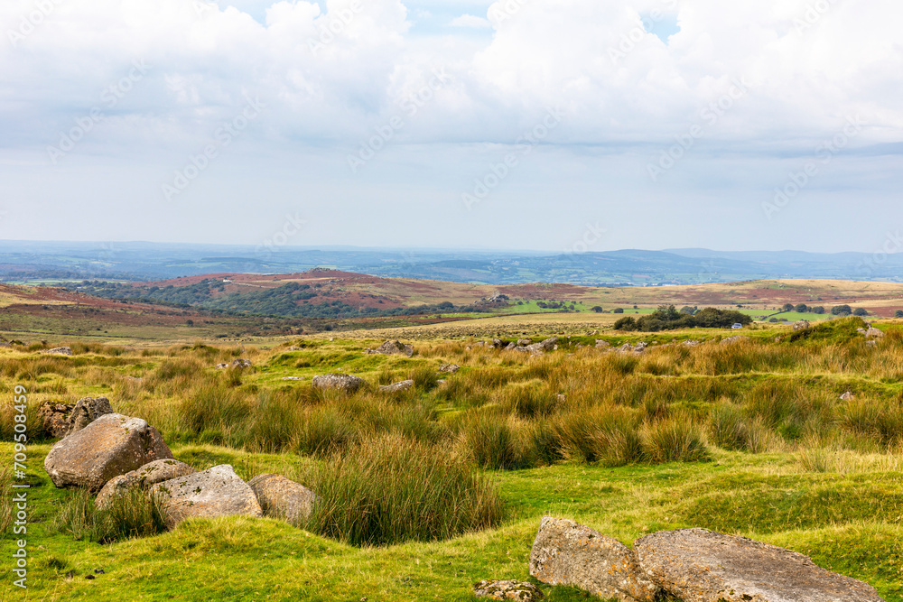 Dartmoor National Park in Devon England Dartmoor National Park in Devon England