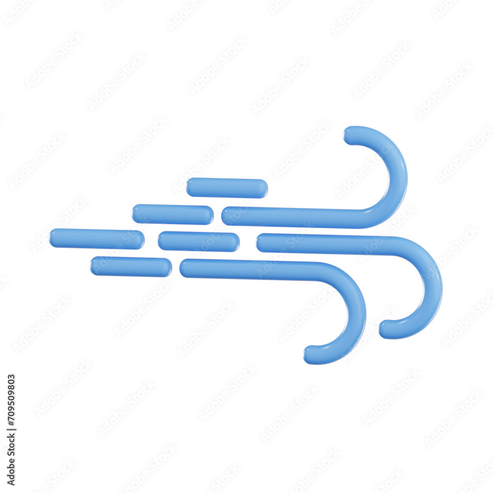 3d windy, 3d render icon illustration, transparent background, weather 3d windy, 3d render icon illustration, transparent background, weather