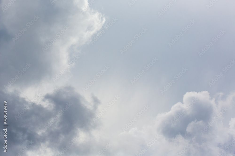 Cloudscape image before the heavy rain or thunder.