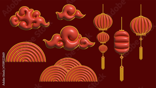 chinese new year design pattern, decoration, property, icon, logo photo