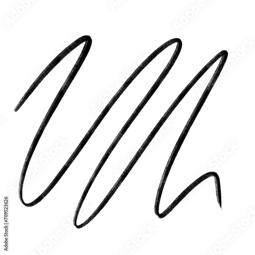 Scribble, doodle transparent background.