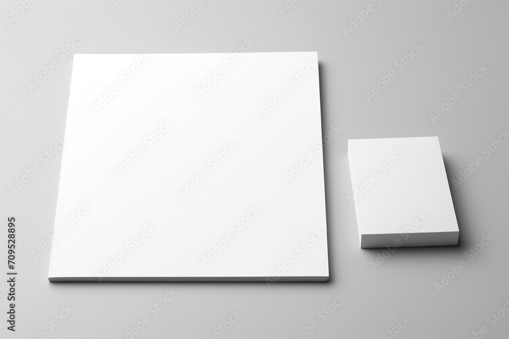 Blank Stationery Set Mockup created with Generative AI Blank Stationery Set Mockup created with Generative AI