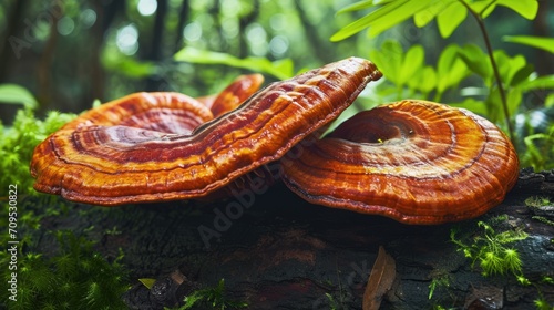 reishi mushroom, Ganoderma lucidum photo