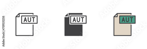 AUT file different style icon set