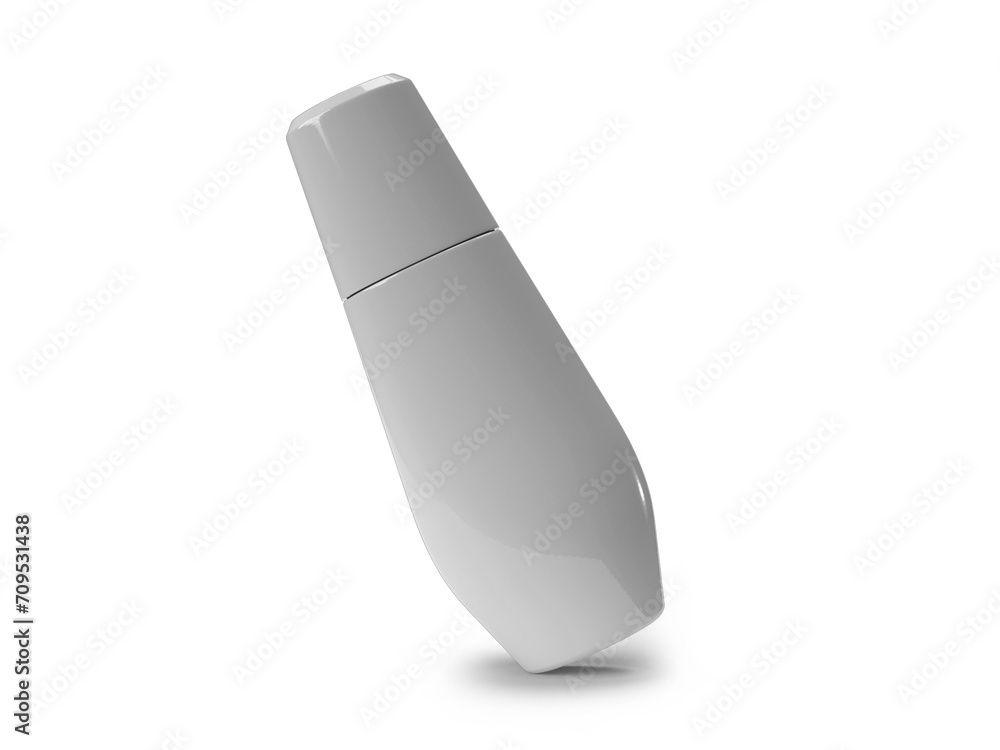 Blank Cosmetic Bottle 3D Illustration Mockup Scene Blank Cosmetic Bottle 3D Illustration Mockup Scene