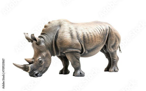 Rhino On Transparent Background.
