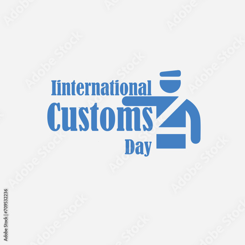 International Customs Day vector illustration art, social media post, poster, banner, or logo.