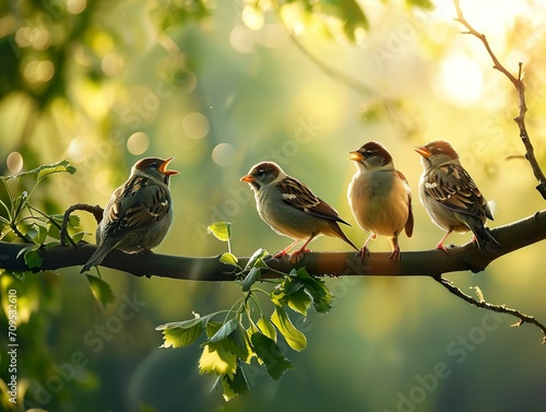Morning bird concert