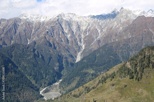 Manali mountains in the summer