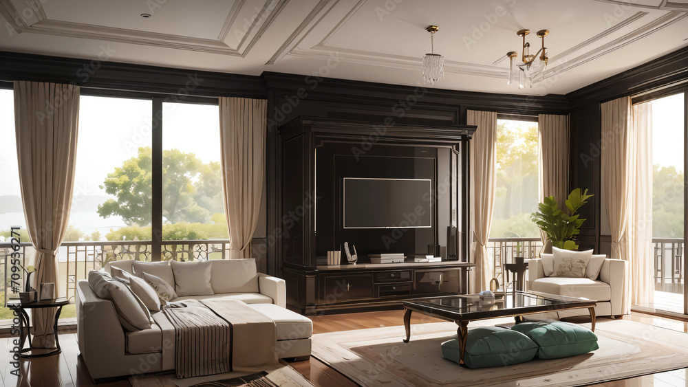 living room with fireplace living room with fireplace