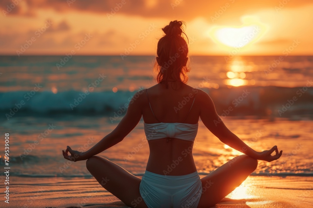 Beachside Bliss: Summer Yoga at Dawn