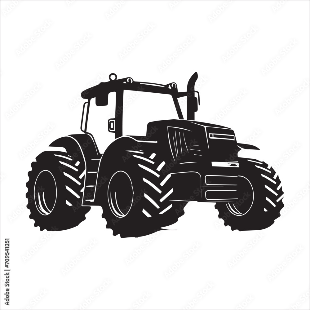 Obraz premium Tractor silhouette for farmer use, Tractor for farm tractor silhouette for farmer use, tractor for farm, tractor, farm, agriculture, red, agricultural, vehicle, equipment, machinery, machine, toy, tr