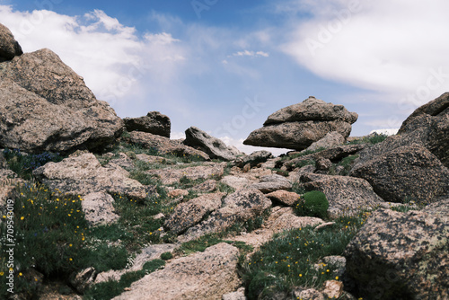 Rocky landscape in the Mount Blue Sky Wilderness, Colorado