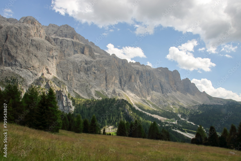 Fototapeta premium Dolomite's landscape in Alta Badia