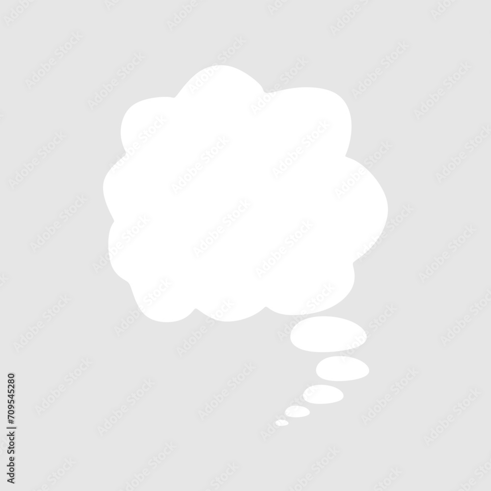 Abstract bubble chat vector element Abstract bubble chat vector element