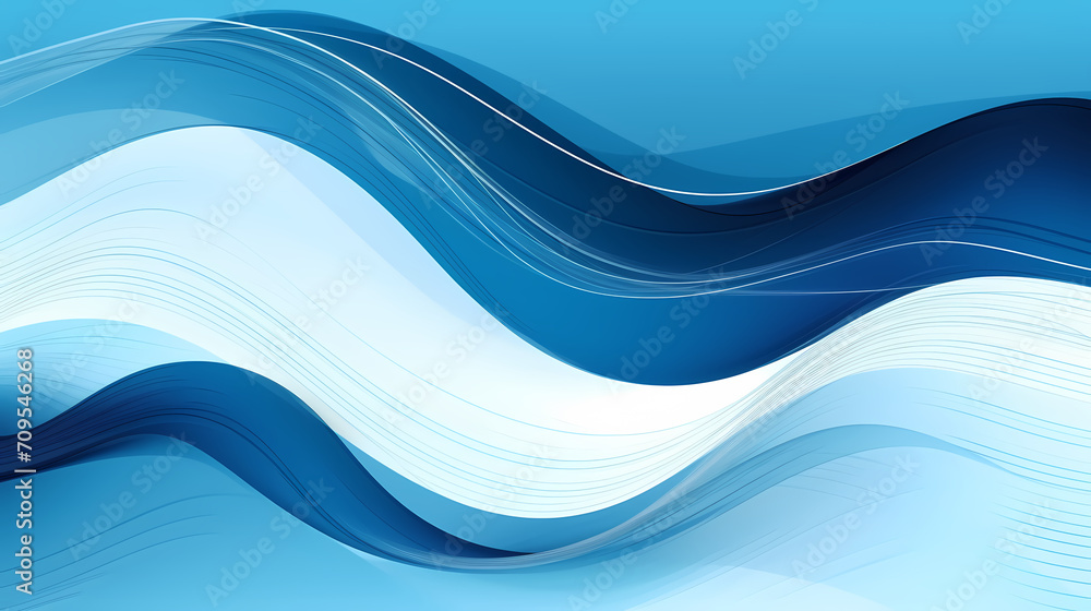 Obraz premium Technology abstract line background and light effect, technology-sense background material