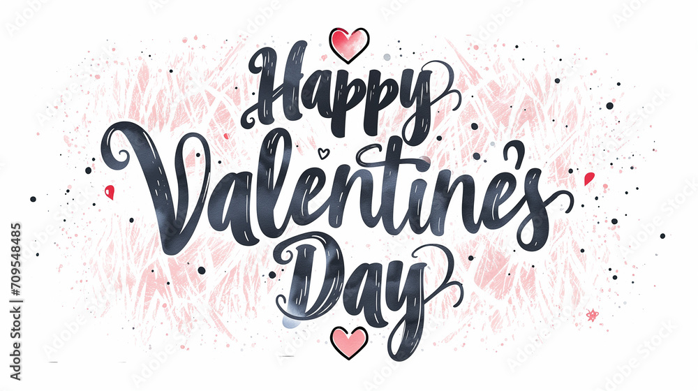 Happy Valentine's Day Handwritten thank you card Happy Valentine's Day Handwritten thank you card
