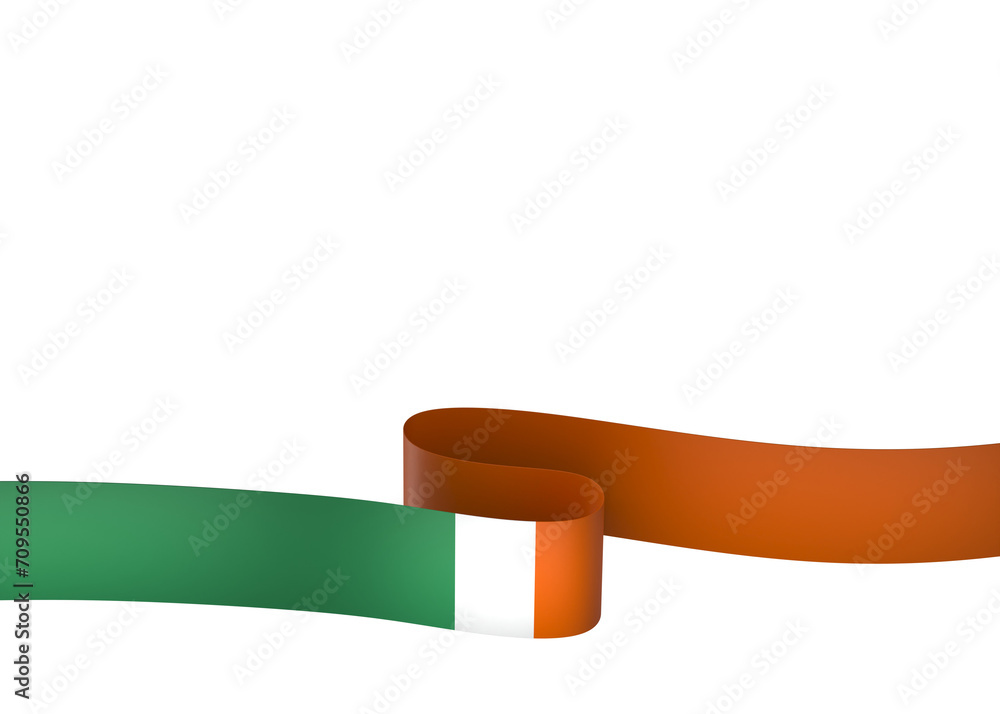 Ireland flag element design national independence day banner ribbon png
Ireland flag element design national independence day banner ribbon png