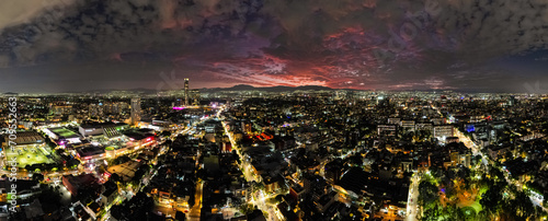 Panorámica sur de la Ciudad de México 