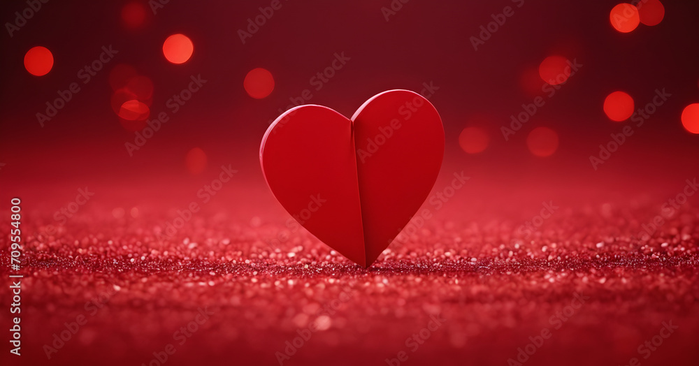 red heart background