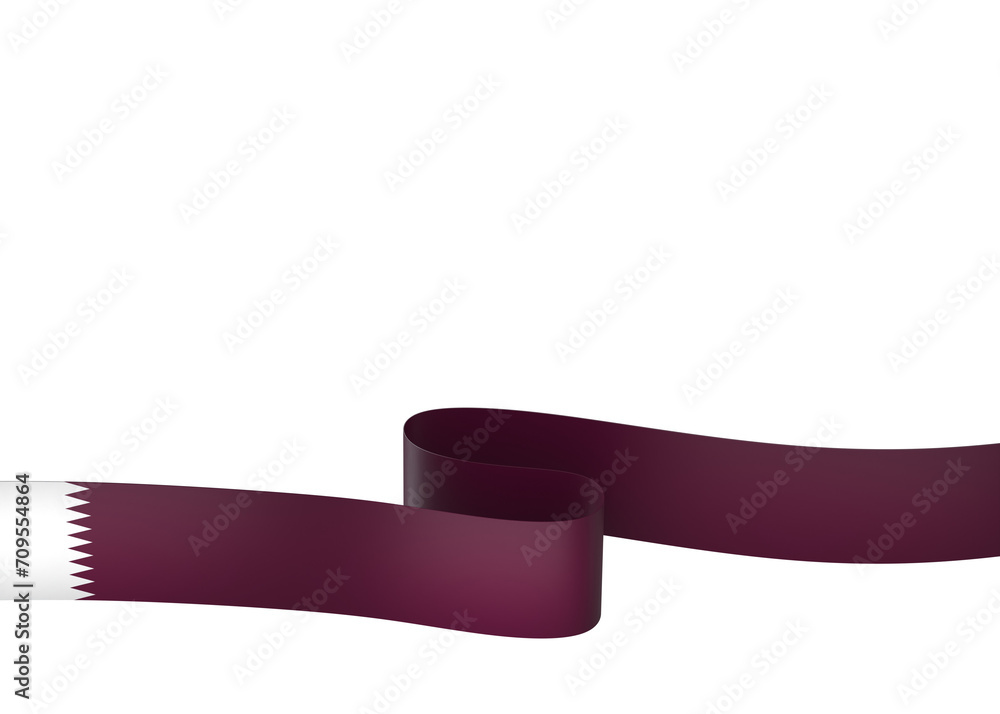Qatar flag element design national independence day banner ribbon png
Qatar flag element design national independence day banner ribbon png