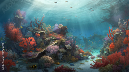 Living coral reefs 7