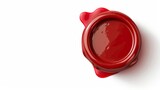 vector perfect red wax seal isolated   