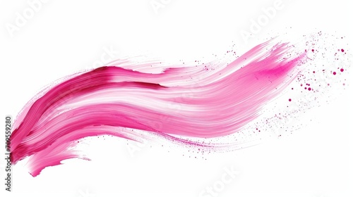 vector pink brush stroke   