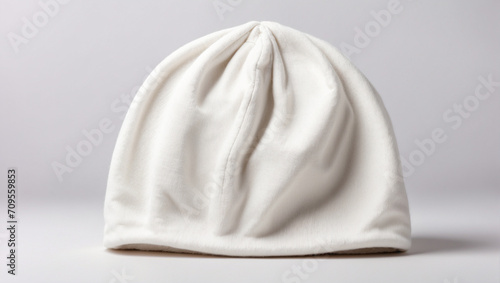Wallpaper Mural white beanie hat isolated on white background Torontodigital.ca
