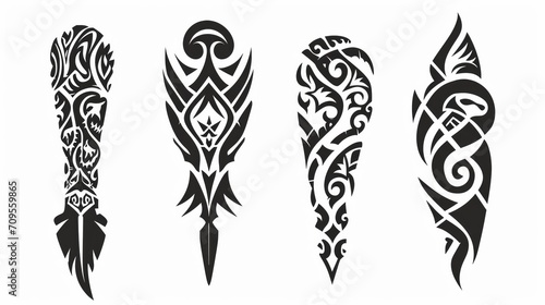 vector tattoos tribal designs collection     photo