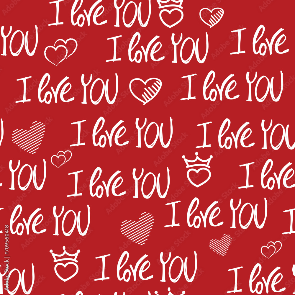 Valentine's seamless pattern Valentine's seamless pattern