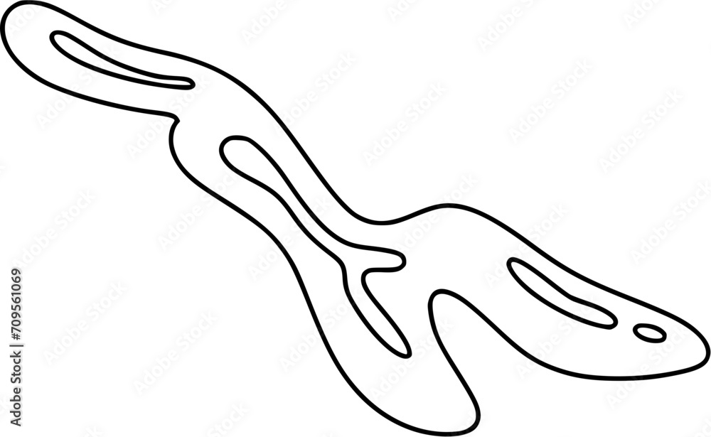 Obraz premium Bubble outline