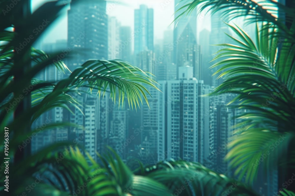 Fototapeta premium The place of nature in cities professional photography