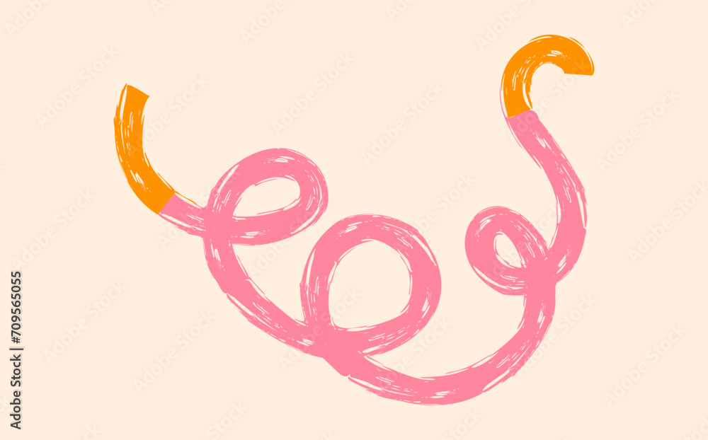 Brush drawn thick doodle squiggle. Pink grunge banner for your design. Abstract painted background template. ink splatter and artistic design elements. Dirty paintbrush texture. Brush drawn thick doodle squiggle. Pink grunge banner for your design. Abstract painted background template. ink splatter and artistic design elements. Dirty paintbrush texture.