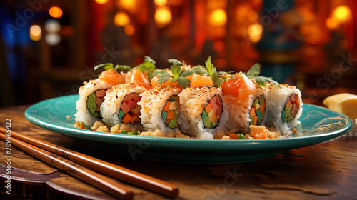 sushi with shrimp
